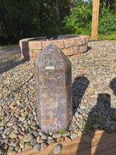 Load image into Gallery viewer, Blurple smoky statement rose quartz (over 24 pounds)
