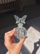 Load image into Gallery viewer, Antique glass butterfly bottle
