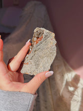 Load image into Gallery viewer, Needle quartz “sandwich” cluster
