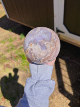 Load image into Gallery viewer, Pink amethyst sphere
