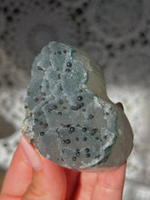 Load image into Gallery viewer, Druzy amethyst heart *with rare formations*

