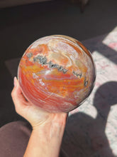 Load image into Gallery viewer, XL Petrified wood sphere
