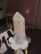 Load image into Gallery viewer, Blurple smoky statement rose quartz (over 24 pounds)
