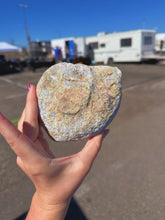 Load image into Gallery viewer, “Cookie Monster/smiling face” Starry night agate
