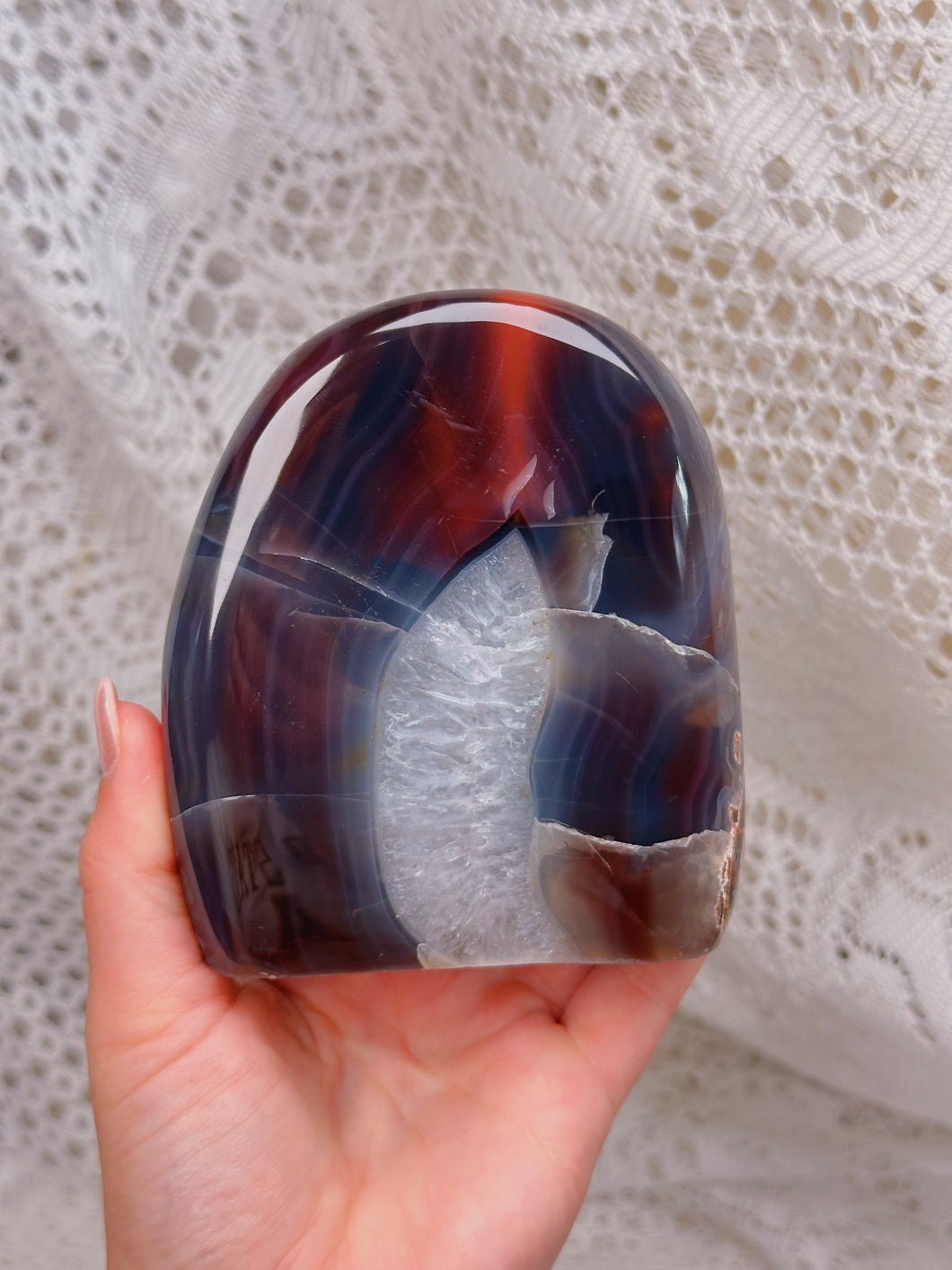 Mozambique agate freeform