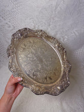 Load image into Gallery viewer, Antique silver tray
