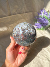 Load image into Gallery viewer, Ocean/sea jasper sphere
