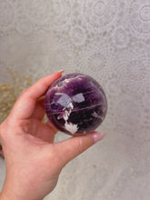 Load image into Gallery viewer, Gem AAA grade lepidolite sphere
