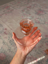 Load image into Gallery viewer, Vintage pink glass stand (2 available)
