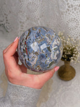 Load image into Gallery viewer, Ocean/sea jasper sphere
