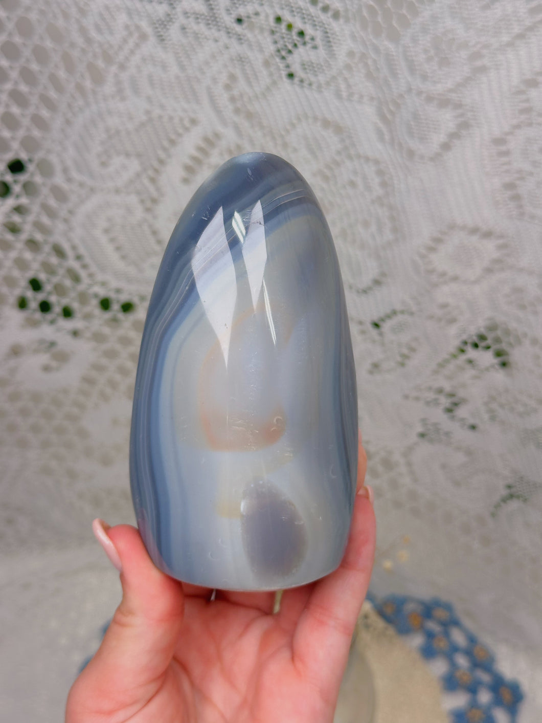 Orca agate freeform