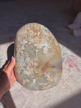 Load image into Gallery viewer, Magical plume filled flower agate freeform
