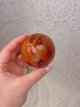 Load image into Gallery viewer, Carnelian sphere
