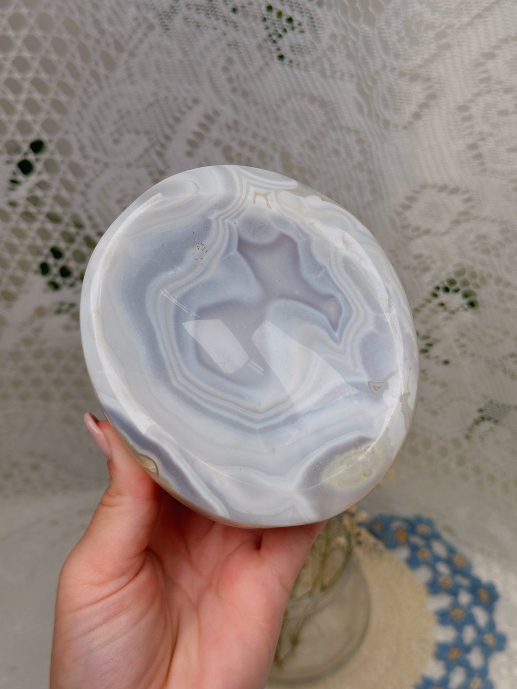 Orca agate bowl