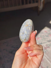 Load image into Gallery viewer, Ocean/sea jasper palmstone with druzy
