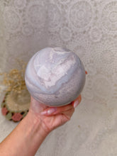 Load image into Gallery viewer, Flower agate sphere
