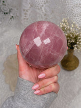 Load image into Gallery viewer, Rose quartz sphere
