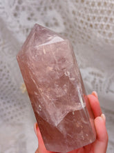 Load image into Gallery viewer, Rose quartz tower
