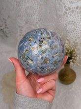 Load image into Gallery viewer, Ocean/sea jasper sphere
