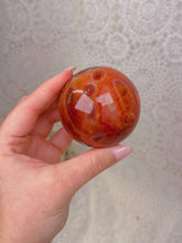 Load image into Gallery viewer, Carnelian sphere

