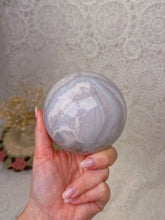 Load image into Gallery viewer, Flower agate sphere
