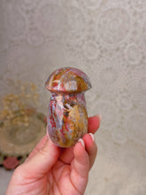 Load image into Gallery viewer, Ocean/sea jasper mushroom
