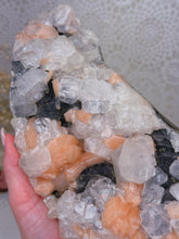 Load image into Gallery viewer, Zeolite freeform (apophyllite, stilbite, black druzy chalcedony)
