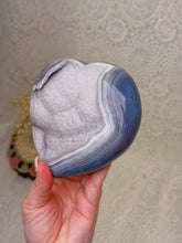 Load image into Gallery viewer, Druzy agate heart

