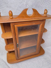 Load image into Gallery viewer, Antique wooden/glass display case
