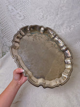 Load image into Gallery viewer, Vintage silver tray
