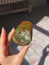 Load image into Gallery viewer, Carnelian x moss agate freeform
