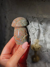 Load image into Gallery viewer, Ocean/sea jasper mushroom
