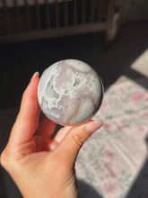 Load image into Gallery viewer, Top quality flower agate sphere
