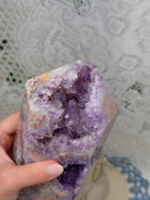 Load image into Gallery viewer, Pink amethyst tower
