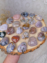 Load image into Gallery viewer, Ocean/sea jasper mini hearts
