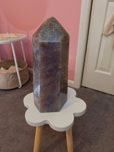 Load image into Gallery viewer, Blurple smoky statement rose quartz (over 24 pounds)
