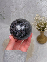 Load image into Gallery viewer, Indigo gabbro sphere
