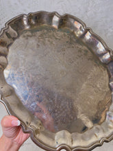 Load image into Gallery viewer, Vintage silver tray
