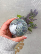 Load image into Gallery viewer, Moss agate sphere
