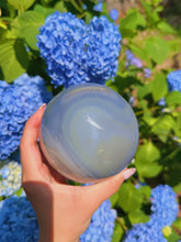 Load image into Gallery viewer, Orca agate sphere
