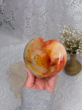 Load image into Gallery viewer, Carnelian heart
