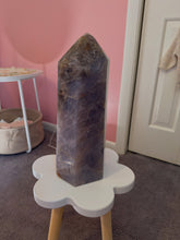 Load image into Gallery viewer, Blurple smoky statement rose quartz (over 24 pounds)
