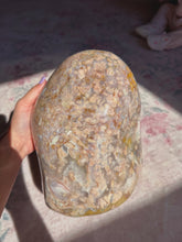 Load image into Gallery viewer, Magical plume filled flower agate freeform
