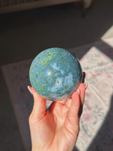 Load image into Gallery viewer, Moss agate sphere
