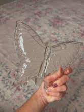 Load image into Gallery viewer, Vintage Glass butterfly dish
