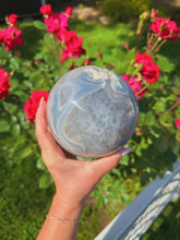 Load image into Gallery viewer, Orca agate sphere
