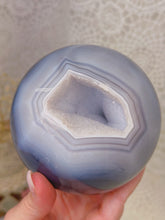 Load image into Gallery viewer, Druzy agate sphere
