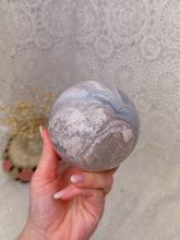 Load image into Gallery viewer, Flower agate sphere

