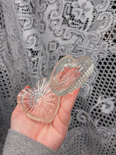 Load image into Gallery viewer, Antique glass heart box (2 available)

