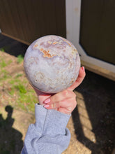 Load image into Gallery viewer, Pink amethyst sphere

